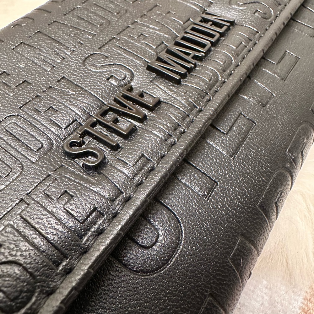 Steve Madden Black long Wallet NWT - Picture 4 of 7
